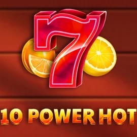 10 Power Hot online game logo by Amusnet Interactive on lizzarocasino.com