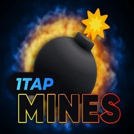 1Tap Mines slot visual from Turbo Games available on lizzarocasino.com