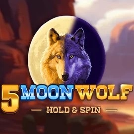 5 Moon Wolf casino game by Apparat Gaming – featured logo at Lizaro Casino