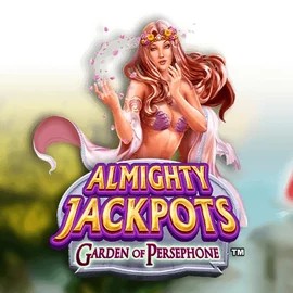 Almighty Jackpots: Garden of Persephone game by Novomatic – logo hosted on Lizaro Casino