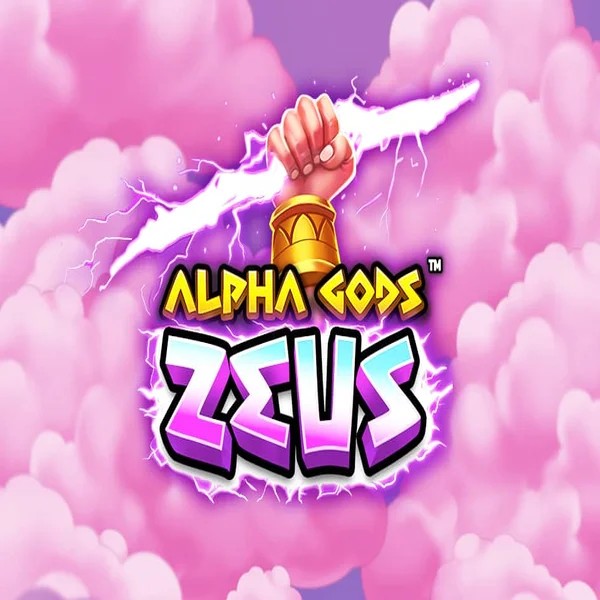 Alpha Gods Zeus slot visual from PearFiction Studios available on lizzarocasino.com