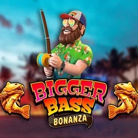 Bigger Bass Bonanza casino game by Pragmatic Play – featured logo at Lizaro Casino
