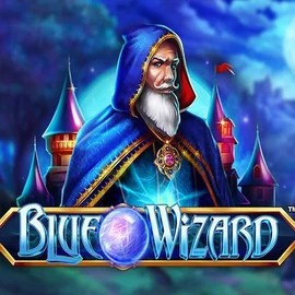 Blue Wizard logo – Slots by Quickspin at Lizaro Casino