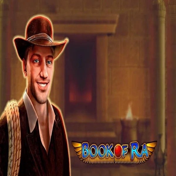 Book of Ra slot icon by Greentube, available at Lizaro Casino