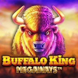 Buffalo King Megaways slot logo by Pragmatic Play at Lizaro Casino