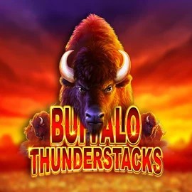 Buffalo Thunderstacks logo by Amatic Industries at Lizaro Casino