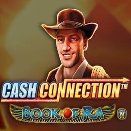 Cash Connection Book Of Ra slot visual from Novomatic available on lizzarocasino.com