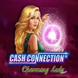 Cash Connection Charming Lady slot logo by Novomatic at Lizaro Casino