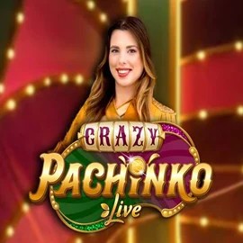 Crazy Pachinko slot visual from Evolution available on lizzarocasino.com