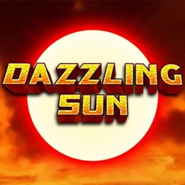 Dazzling Sun slot logo by Win Studios at Lizaro Casino