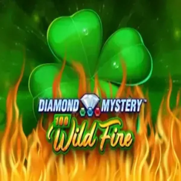 Diamond Mystery 100 Wild Fire by Greentube, showcased at lizzarocasino.com – game logo