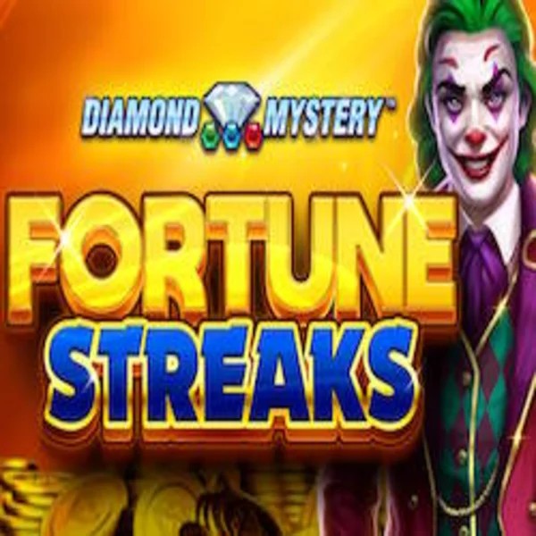 Diamond Mystery Fortune Streaks online game logo by Greentube on lizzarocasino.com