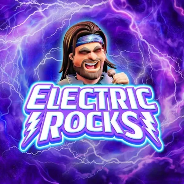 Electric Rocks logo – Slots by Inspired Gaming at Lizaro Casino