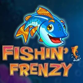 Fishin Frenzy by Blueprint Gaming, showcased at lizzarocasino.com – game logo