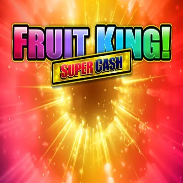 Fruit King Super Cash by Greentube, showcased at lizzarocasino.com – game logo