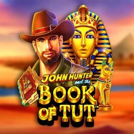 John Hunter and the Book of Tut online game logo by Pragmatic Play on lizzarocasino.com