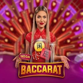 Try Mega Baccarat slot by Pragmatic Play on lizzarocasino.com – logo image