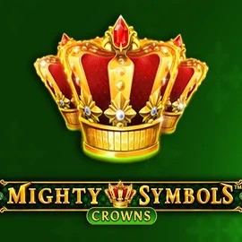 Mighty Symbols Crowns slot logo by Wazdan at Lizaro Casino