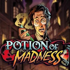 Potion of Madness online game logo by Play'n GO on lizzarocasino.com