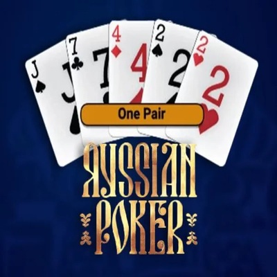 Russian Poker logo by OneTouch Games at Lizaro Casino