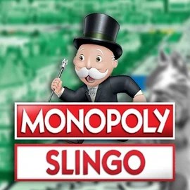 Slingo Monopoly by Gaming Realms, showcased at lizzarocasino.com – game logo