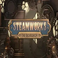 Steamworks The Workshop online game logo by Peter & Sons on lizzarocasino.com
