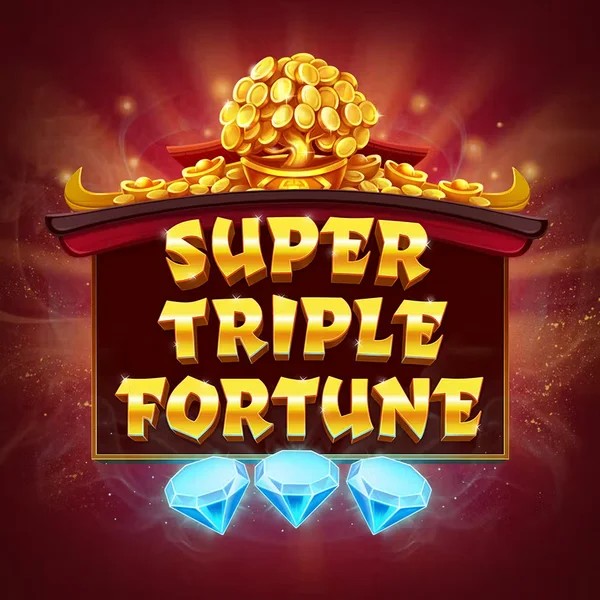 Super Triple Fortune by Greentube, showcased at lizzarocasino.com – game logo