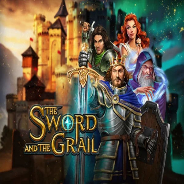 The Sword and the Grail logo by  Lizaro Casino