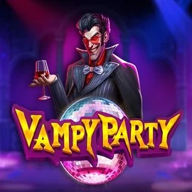 Vampy Party game by Pragmatic Play – logo hosted on Lizaro Casino