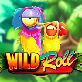 Wild Roll slot logo by Playtech at Lizaro Casino